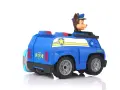En blå Paw Patrol gåbil med Chase redo för äventyr.
