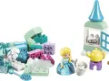 Lego Duplo Disney-set med Elsa, snögubben Olof och byggklossar för att skapa ett litet slott.