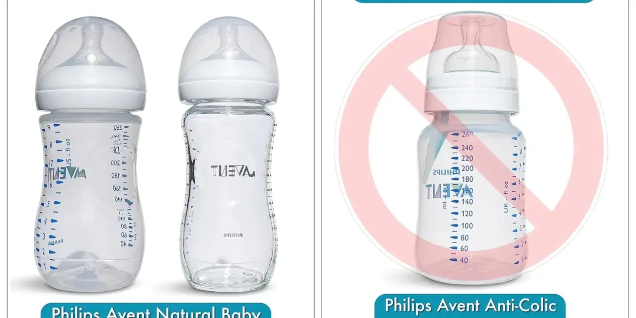 Philips Avent Natural and Glass baby bottles are compatible; Anti-Colic bottles are not.