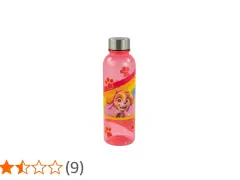 Rosa Paw Patrol vattenflaska med Skye och regnbåge. Perfekt för små äventyrare!
