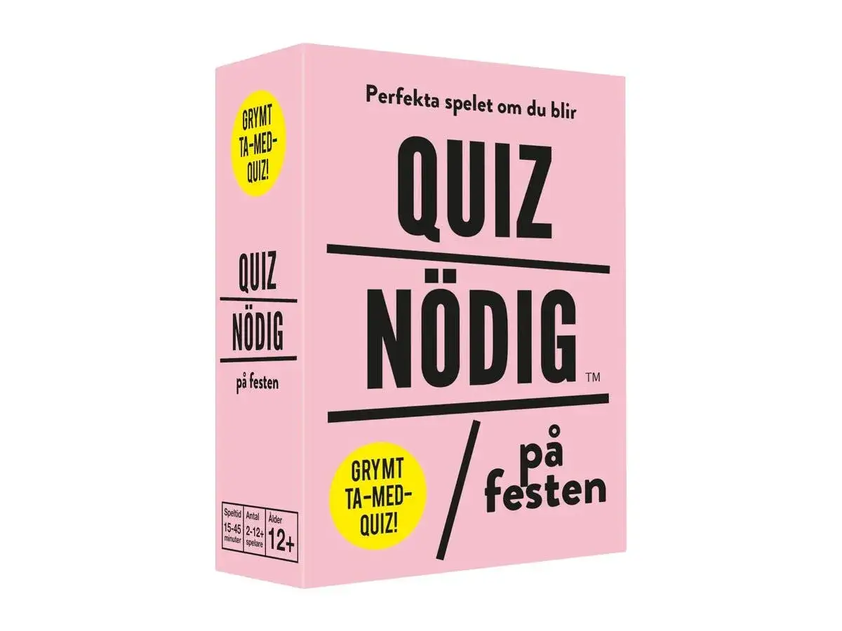 Rosa ask med texten 